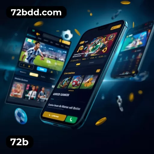Saldo e bônus exibidos no lobby do app 72b